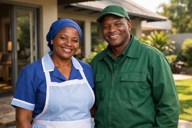 House maid and gardener